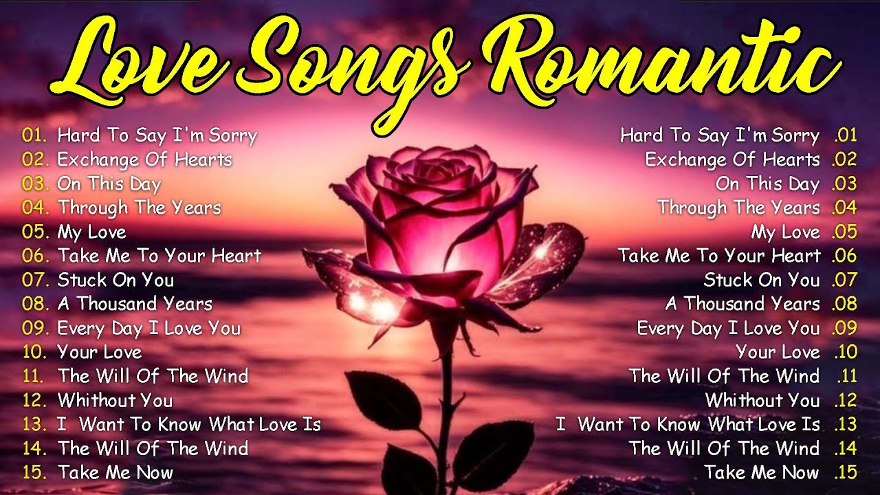 Top Love & Romantic Songs from the 80s & 90s 💘