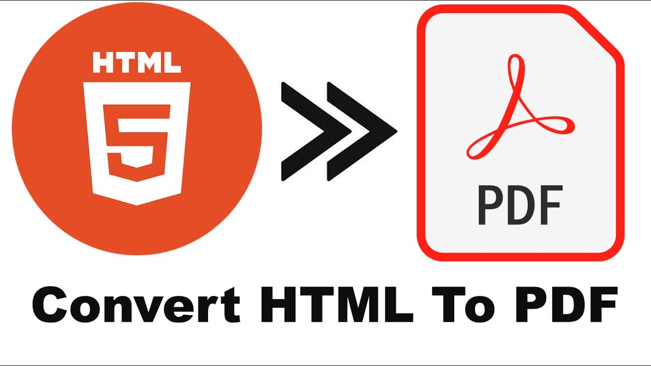 HTML से PDF में रूपांतरण | हिंदी
