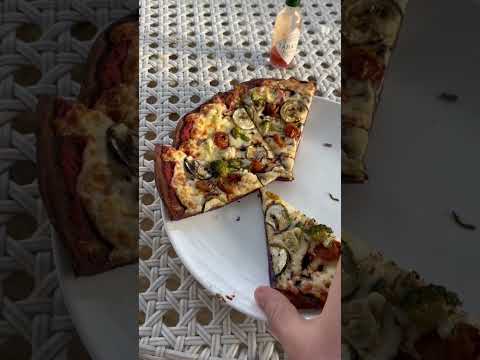 Вегетарианская ПИЦЦА / Неплохой Вкус пиццы без Мясо Рецепт #пицца #пиццарецепт #shortsvideo #вкусно