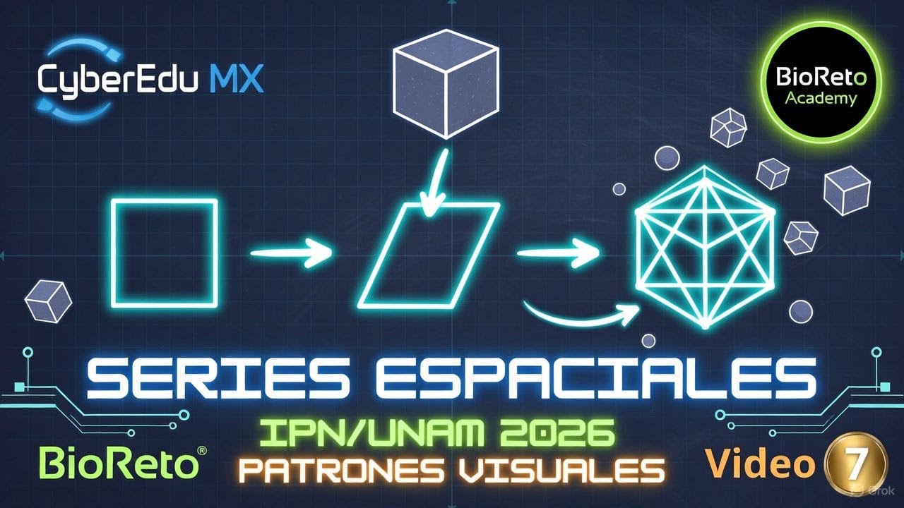 🎯 **VIDEO 7: SERIES ESPACIALES - IPN/UNAM 2026 | CyberEdu MX - BioReto Academy**