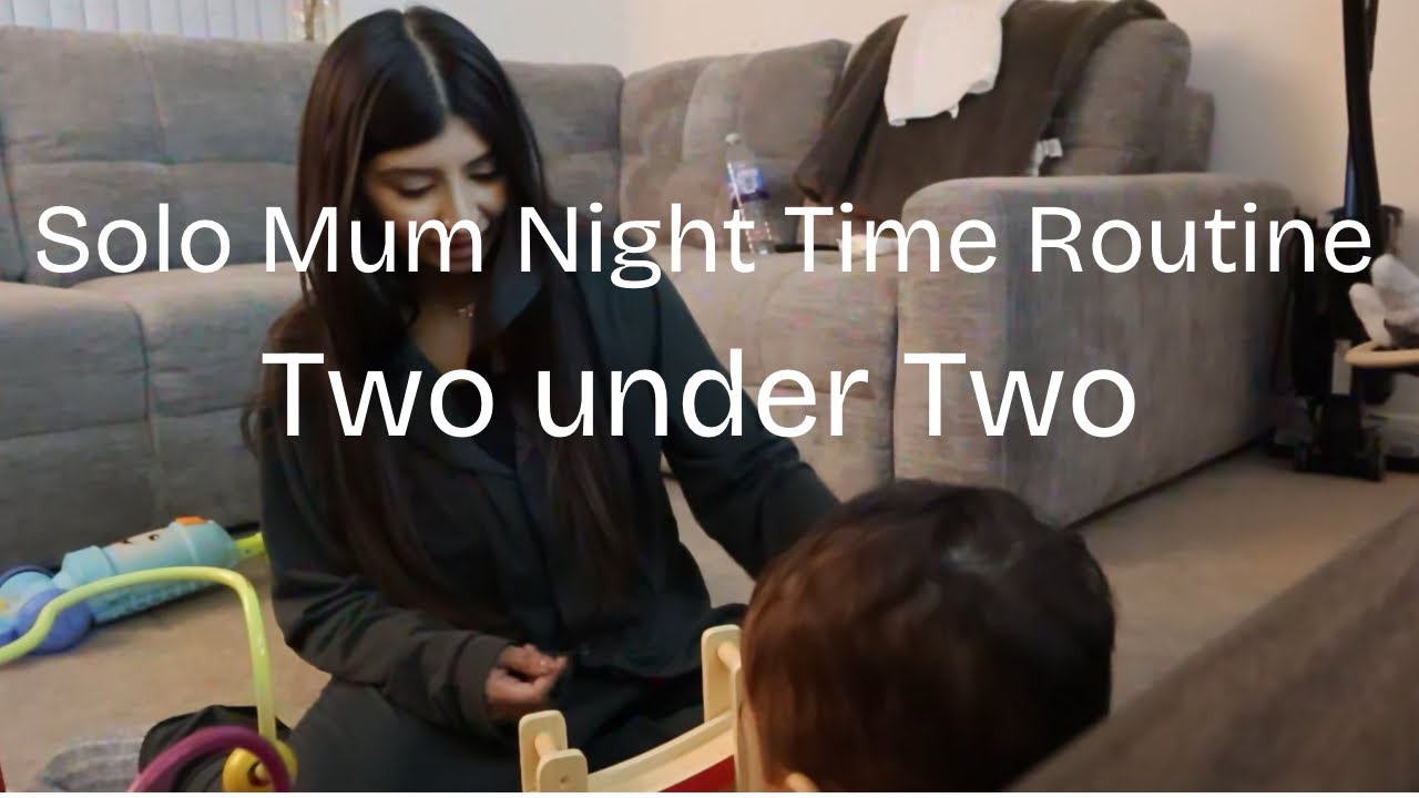 Solo Mum's Night Routine with Two Under Two 🛁