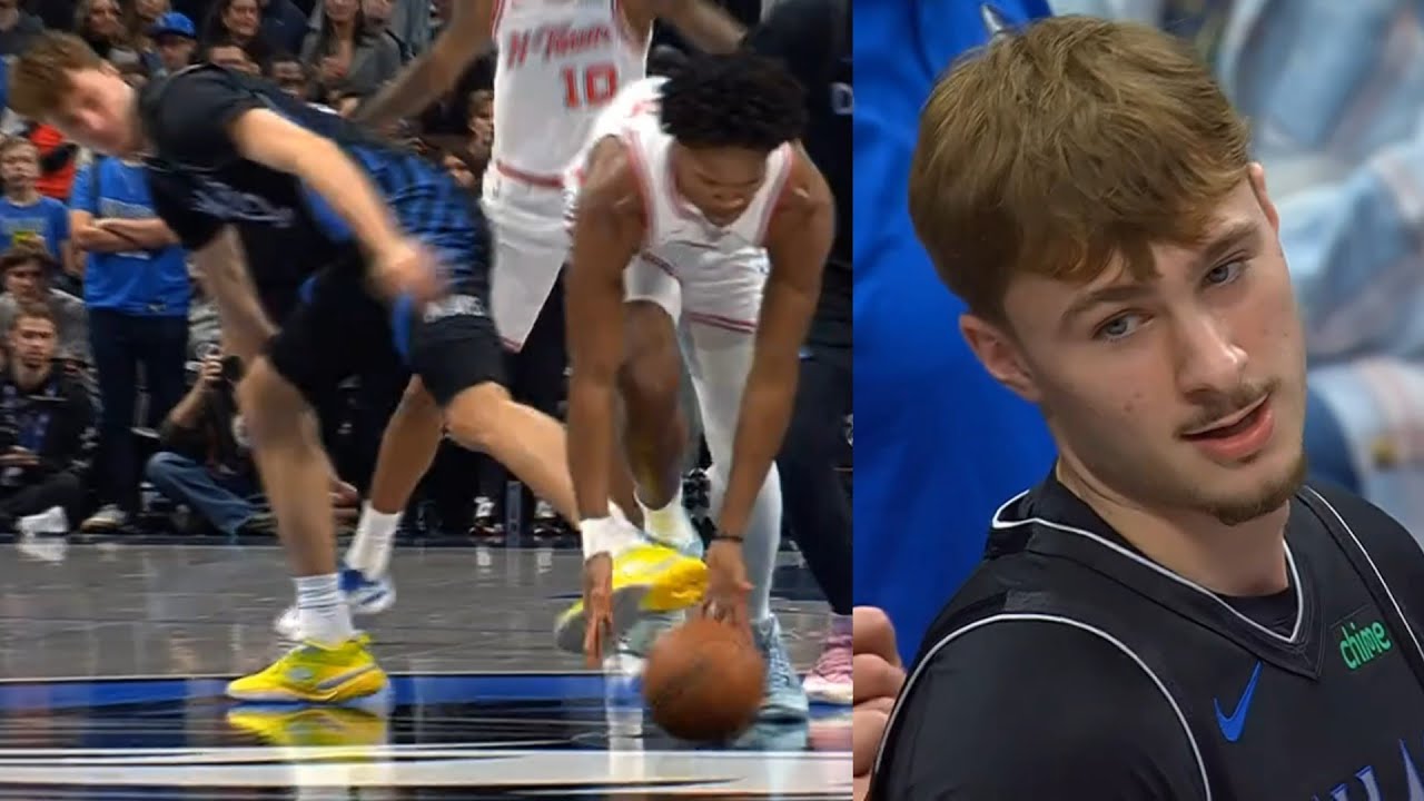 Cooper Flagg Gets Flagrant 1 for Tripping Amen Thompson 👀