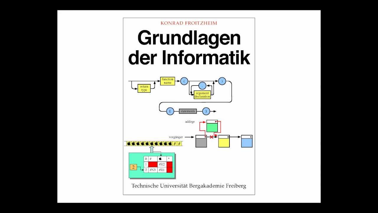 Einführung in die Grundlagen der Informatik – Vorlesung 01 mit Professor Froitzheim 📚