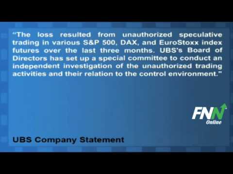 UBS Raises Estimate of Losses from Rogue Trades to $2.3 Billion