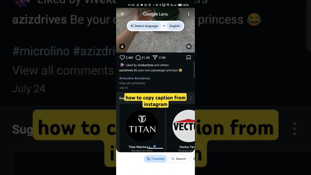 Copy Instagram Caption Easily ๐ฑ