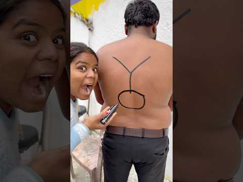 Can I do it ? Fantastic Back Drawing Challenge #shorts