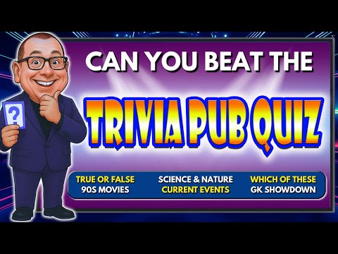 PUB QUIZ | 60 Tough Trivia Questions - Can You Beat The Quiz?