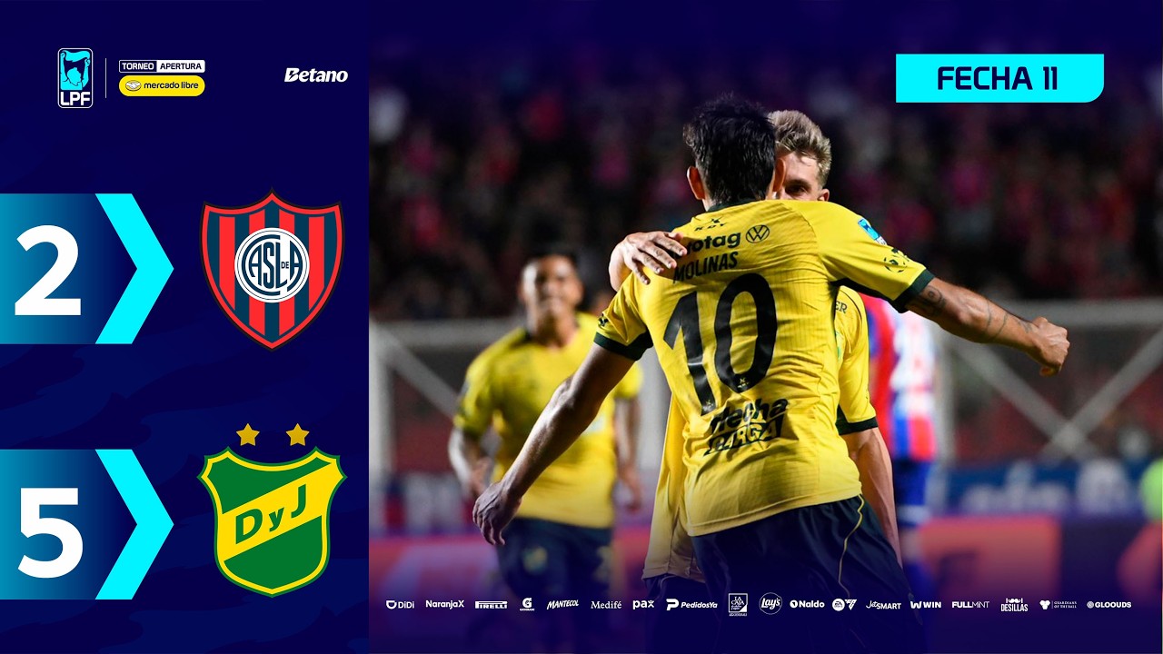 San Lorenzo 2-5 Defensa y Justicia | Resumen 🏆