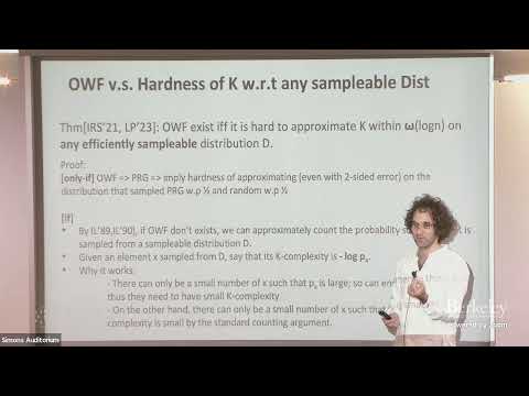 Cryptography and Kolmogorov Complexity (Part II)