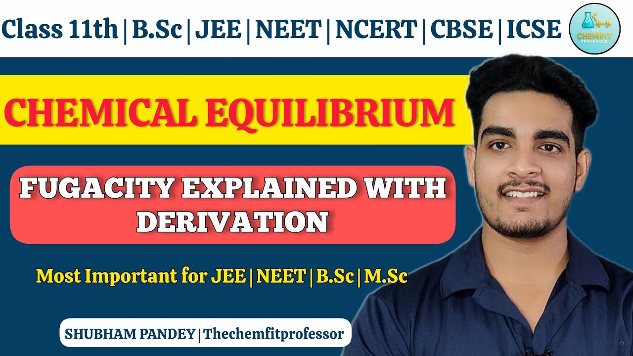 Master Fugacity Concept & Derivation for JEE, NEET & B.Sc 📘