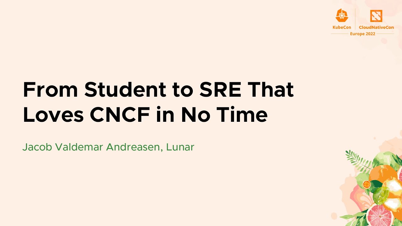 Student to SRE: CNCF Enthusiast 🚀 at KubeCon + CloudNativeCon 2022