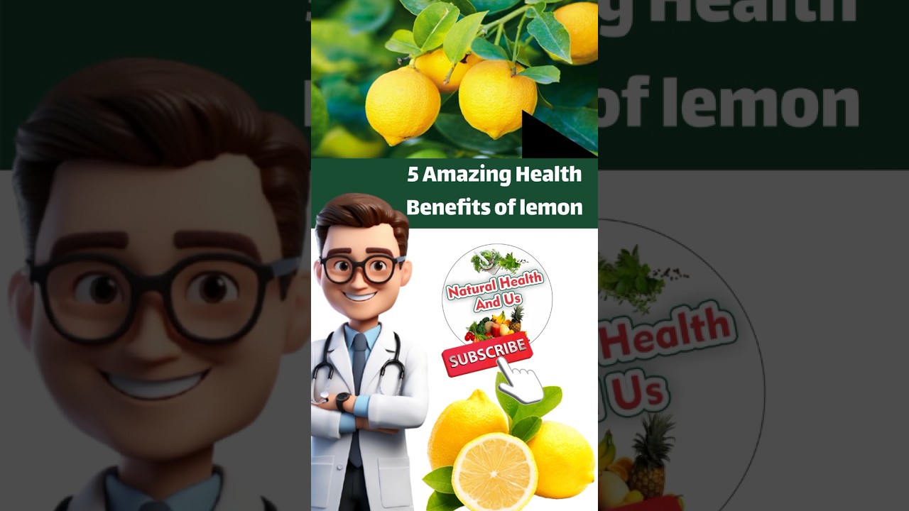 5 Health Benefits of Lemon 🍋