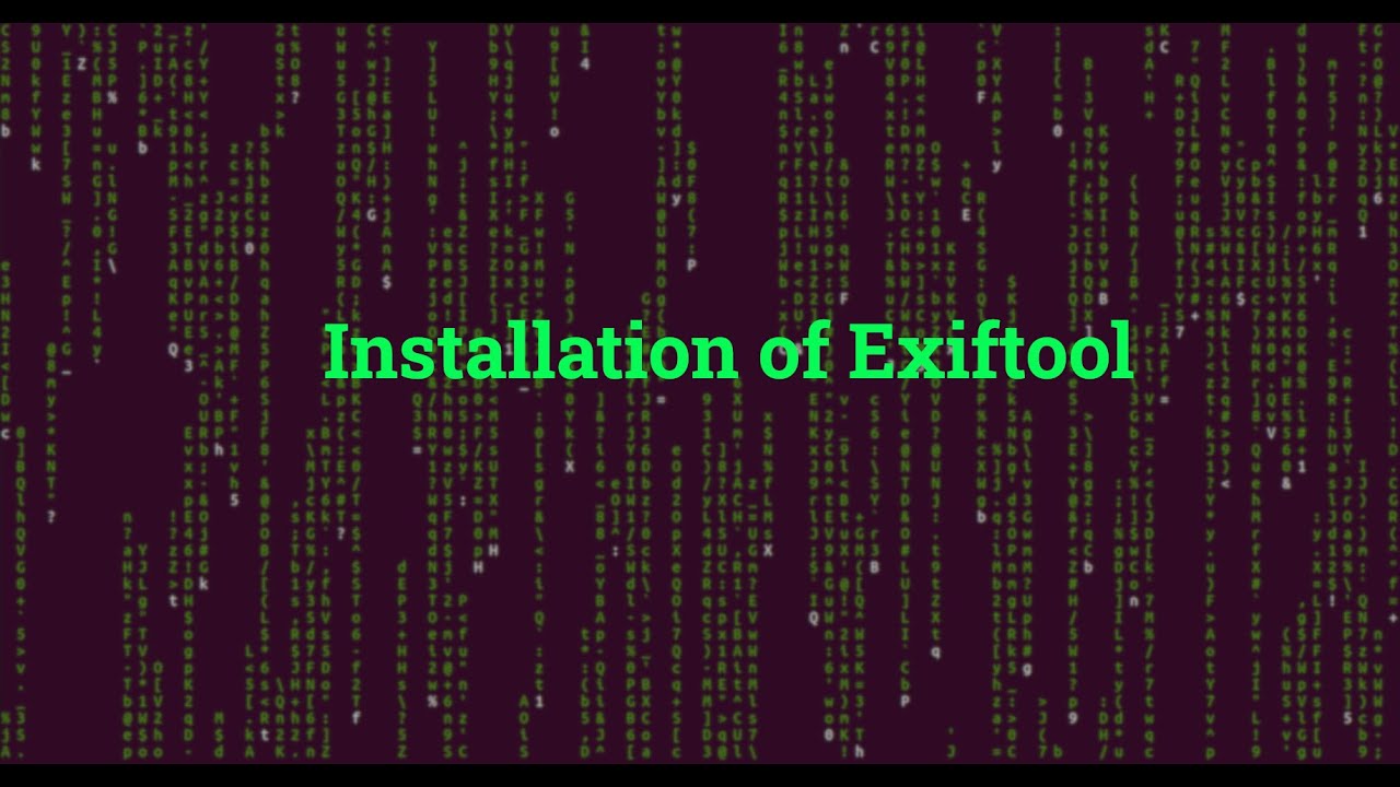 How to Install ExifTool on Kali Linux 🚀