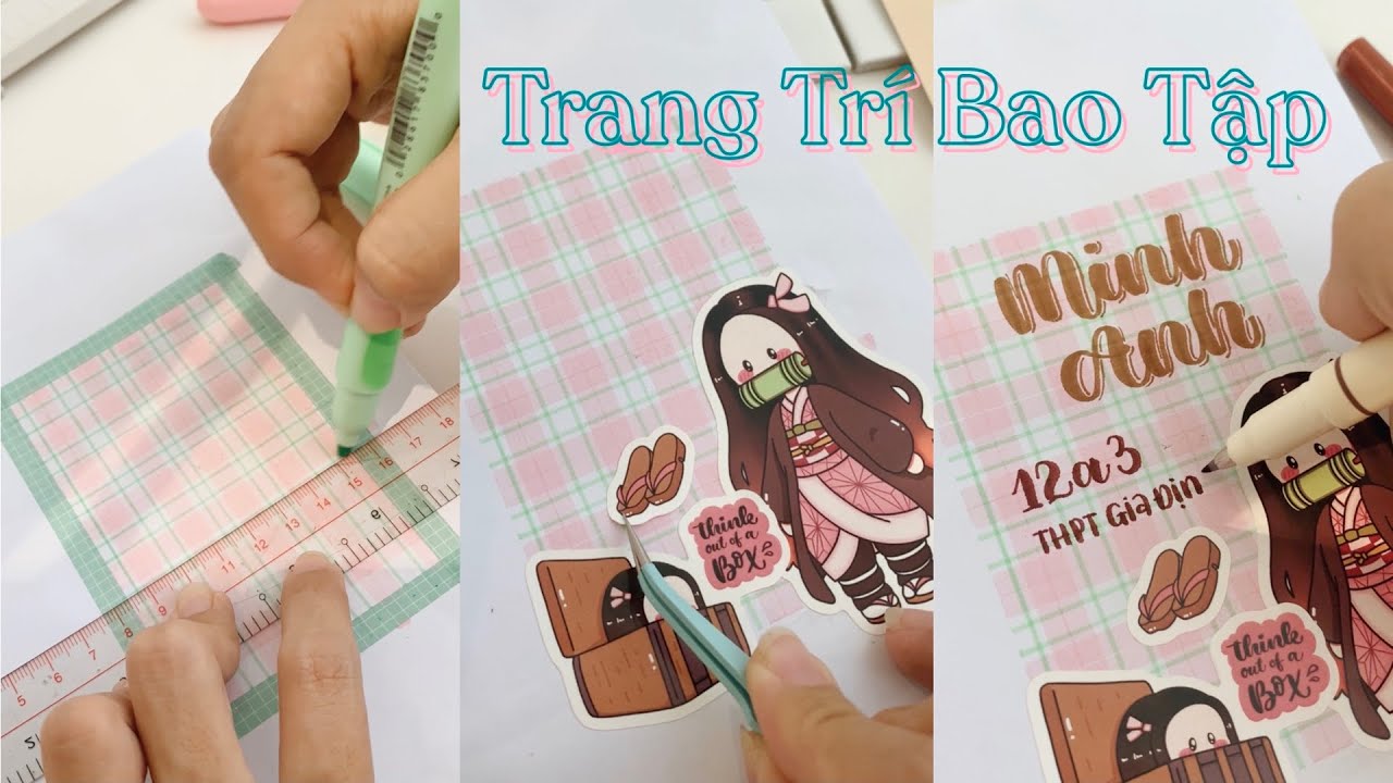 Trang Trí Bao Tập Độc Đáo Từ Giấy Cũ 🎨 - Ý Tưởng Sáng Tạo Cho Năm Học Mới
