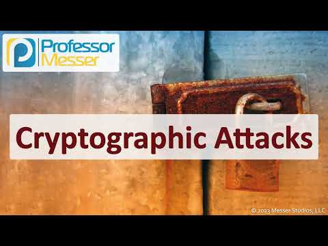 Cryptographic Attacks - CompTIA Security+ SY0-701 - 2.4