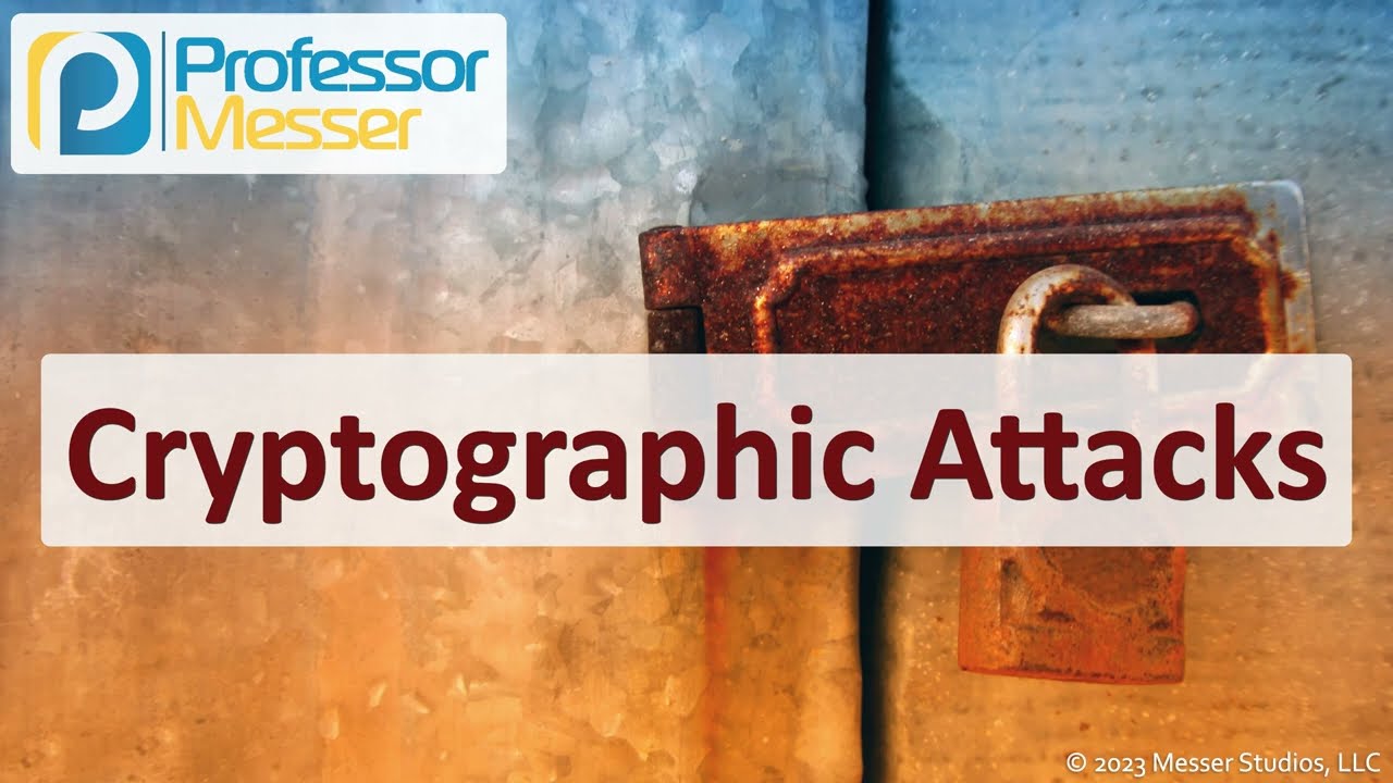 Cryptographic Attacks Explained | Prepare for CompTIA Security+ SY0-701 🔐