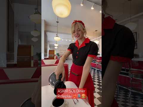 ASMR 50s Diner Roleplay ❤️🎙️🍔