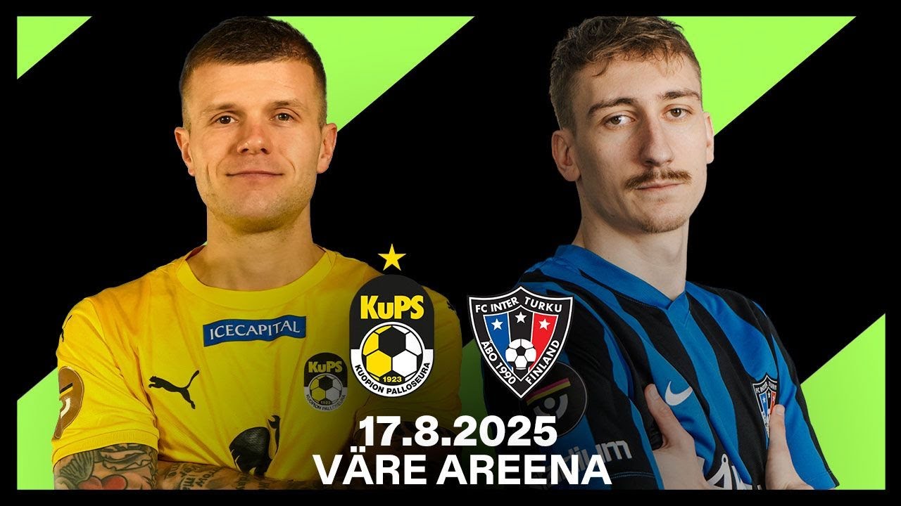 KuPS vs FC Inter – Jännittävät Huippuhetket 17.08.2025 | Veikkausliiga