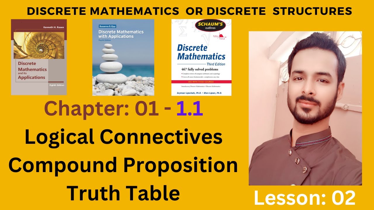 Lesson 02: Logical Connectives and Truth Tables in Compound Propositions | Discrete Mathematics