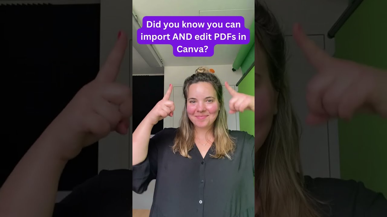 Easily Import PDFs into Canva & Make Them Shine β¨ #shorts