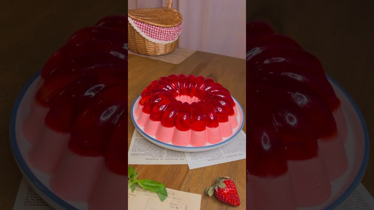 كيكة الجلي بثلاث مكونات فقط