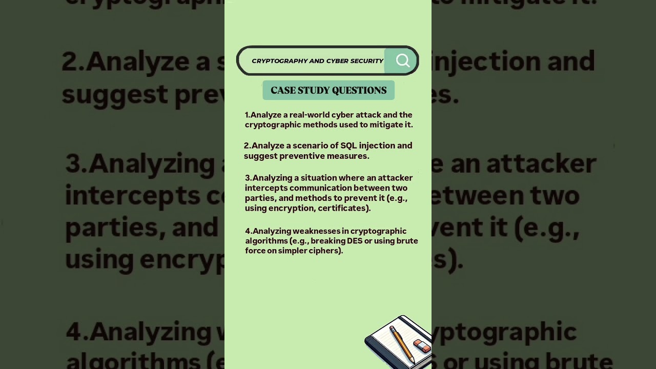 CB3491 Cryptography & Cybersecurity Case Study Questions | Regulation 2021 📚