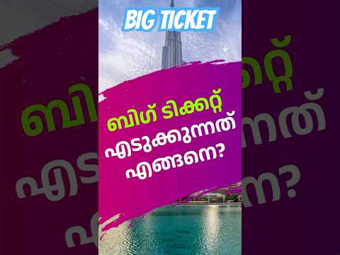 ABUDHABI BIG TICKET എടുക്കുന്നത് ഇങ്ങനെയാണ് #pravasi #bigticket  #pravasilife #foryou #malayalam