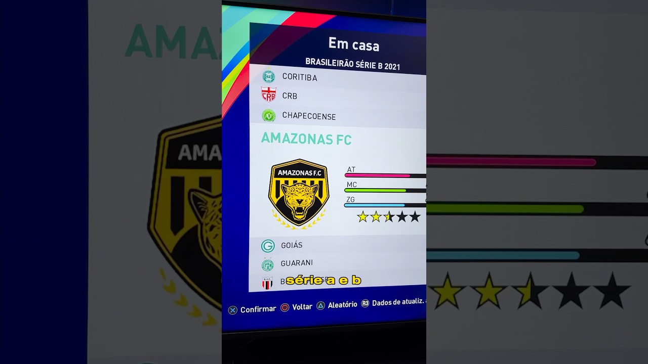Brasileirão no PES 2021 PS4/PS5 com Atualização 2024 ✅