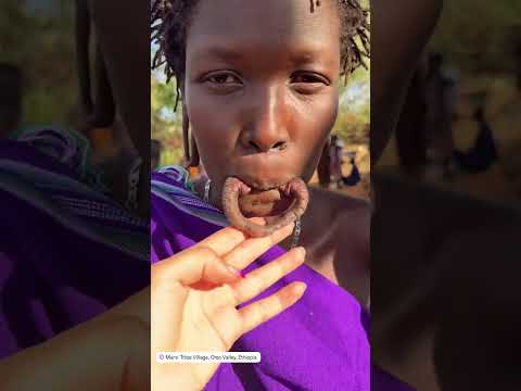 Mursi tribe Omo Valley Ethiopia #ethiopia #omovalley #africa #travel #mamaru #mursi #mursitribe