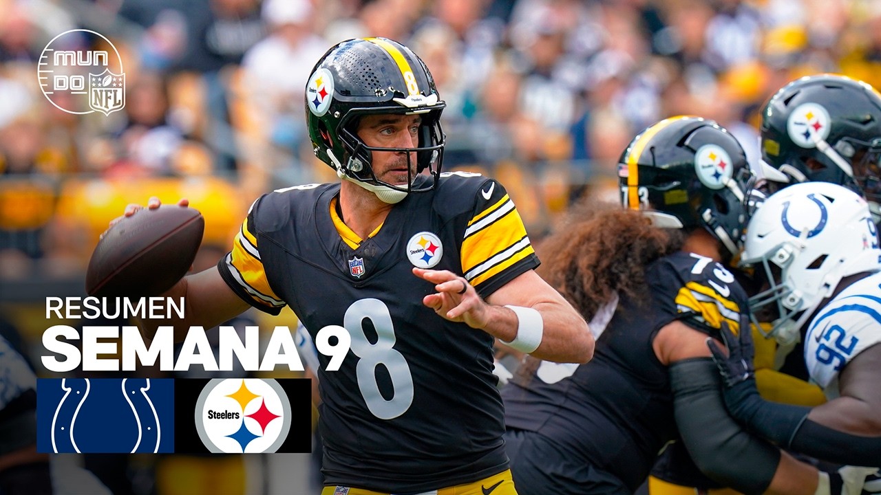 Resumen NFL Semana 9: Indianapolis Colts vs. Steelers y Ravens vs. Dolphins 🏈