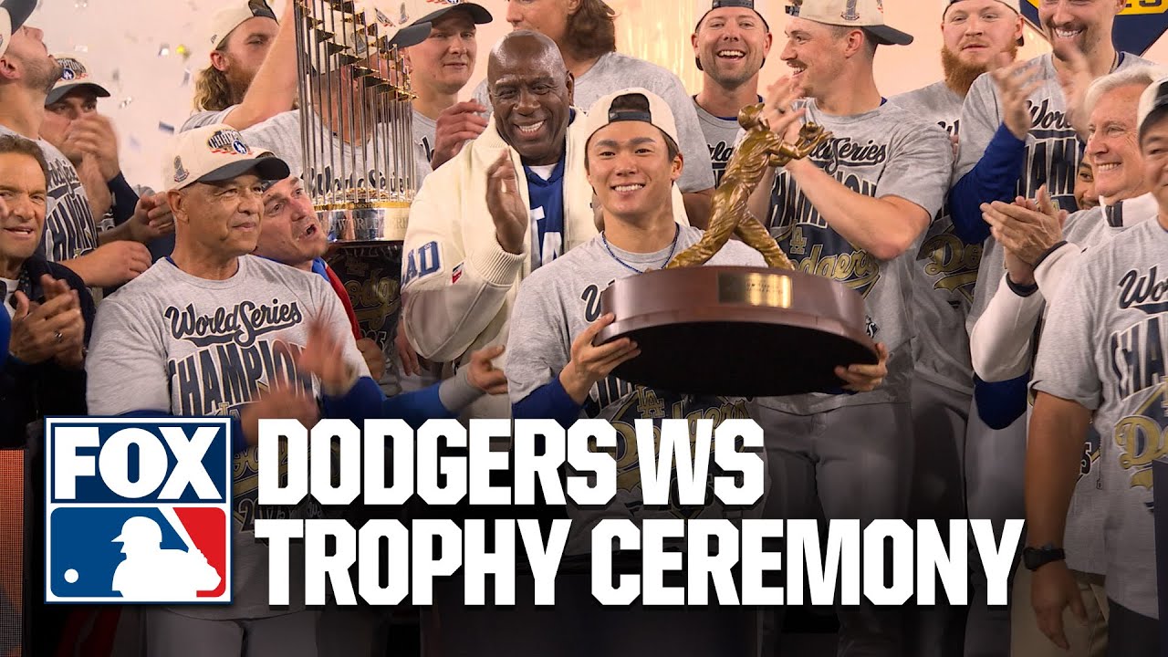 2025 Los Angeles Dodgers Celebrate World Series Victory 🏆 | MVP Yamamoto Shines