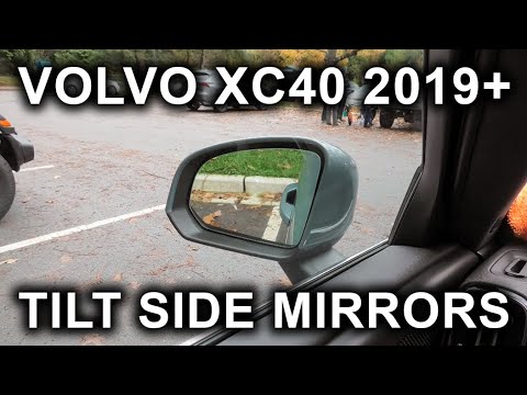 Volvo XC40 (2019-2026): How To Tilt Side-View Mirrors When Parking? XC40 Tips & Tricks!