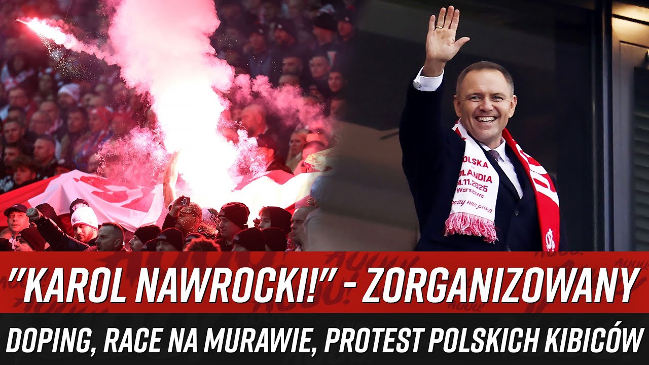 KAROL NAWROCKI! ⚽️ Emocje na trybunach i protest kibiców podczas eliminacji do Mistrzostw Świata Polska vs Holandia