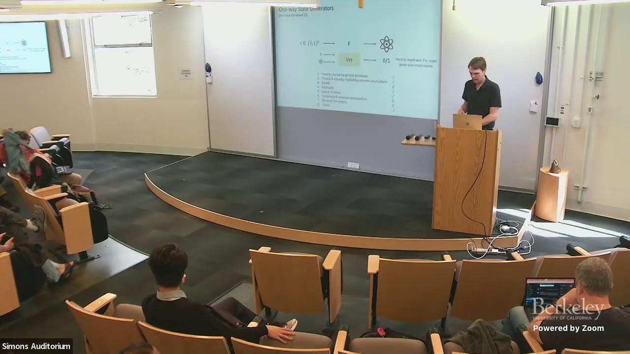 Quantum Minimalism in Cryptography π