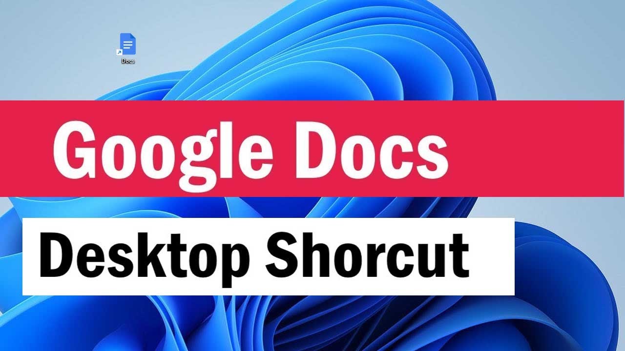 Create Google Docs Desktop Shortcut on Windows 🖥️