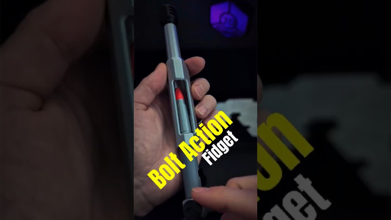 Innovative 3D Printed Bolt Action Fidget Toy 🛠️