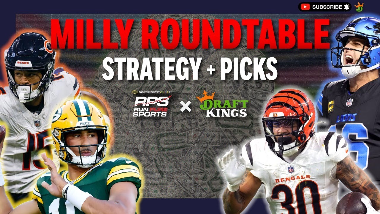 NFL Tournament Picks | WEEK 1 | 9/6 - NFL Milly Roundtable