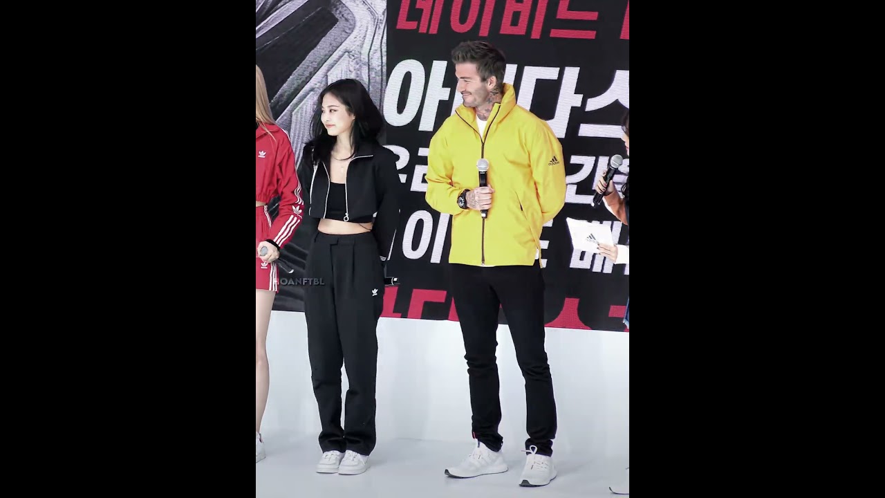 When Blackpink Met David Beckham 🤩😎