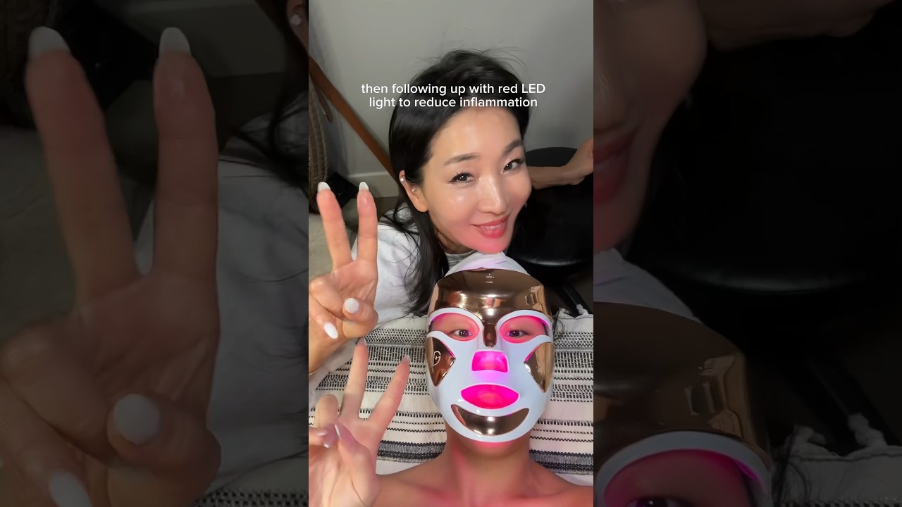 I have the most thoughtful mom ever💗 #skincare #glowyskin #facial #spa #korean #massage #guasha