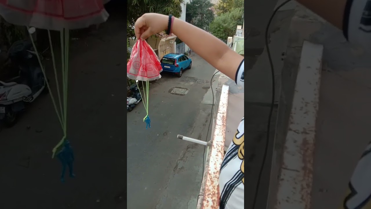 Parachute Gliding #stem #science #experiment #activity #engineering