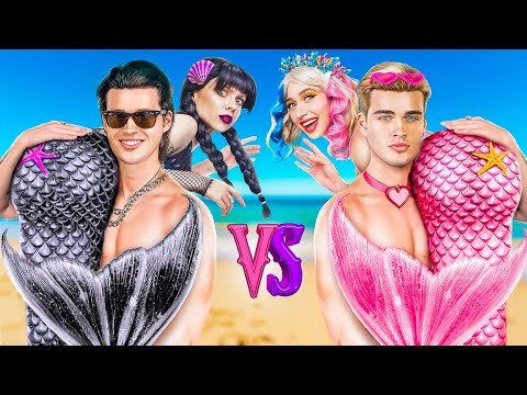 Extreme Makeover From Wednesday Addams to Mermaid!