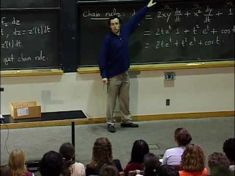 Lec 11: Differentials; chain rule | MIT 18.02 Multivariable Calculus, Fall 2007