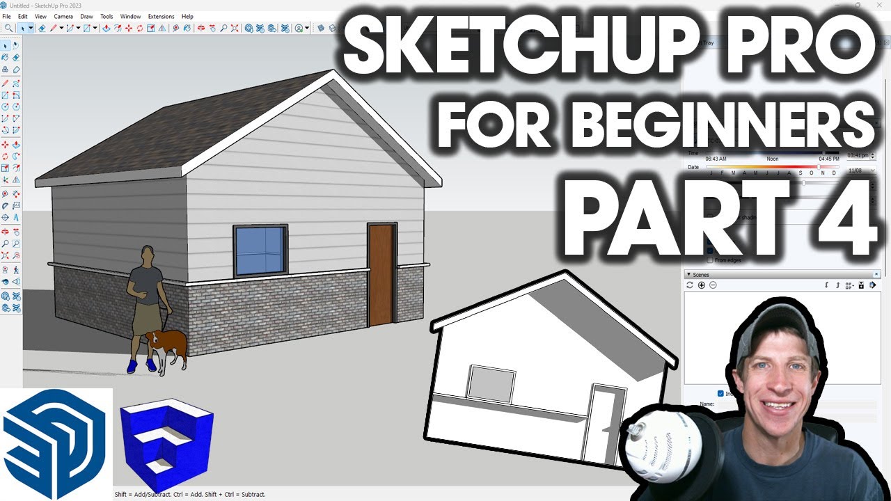 SketchUp Pro for Beginners: Model a House 🏠