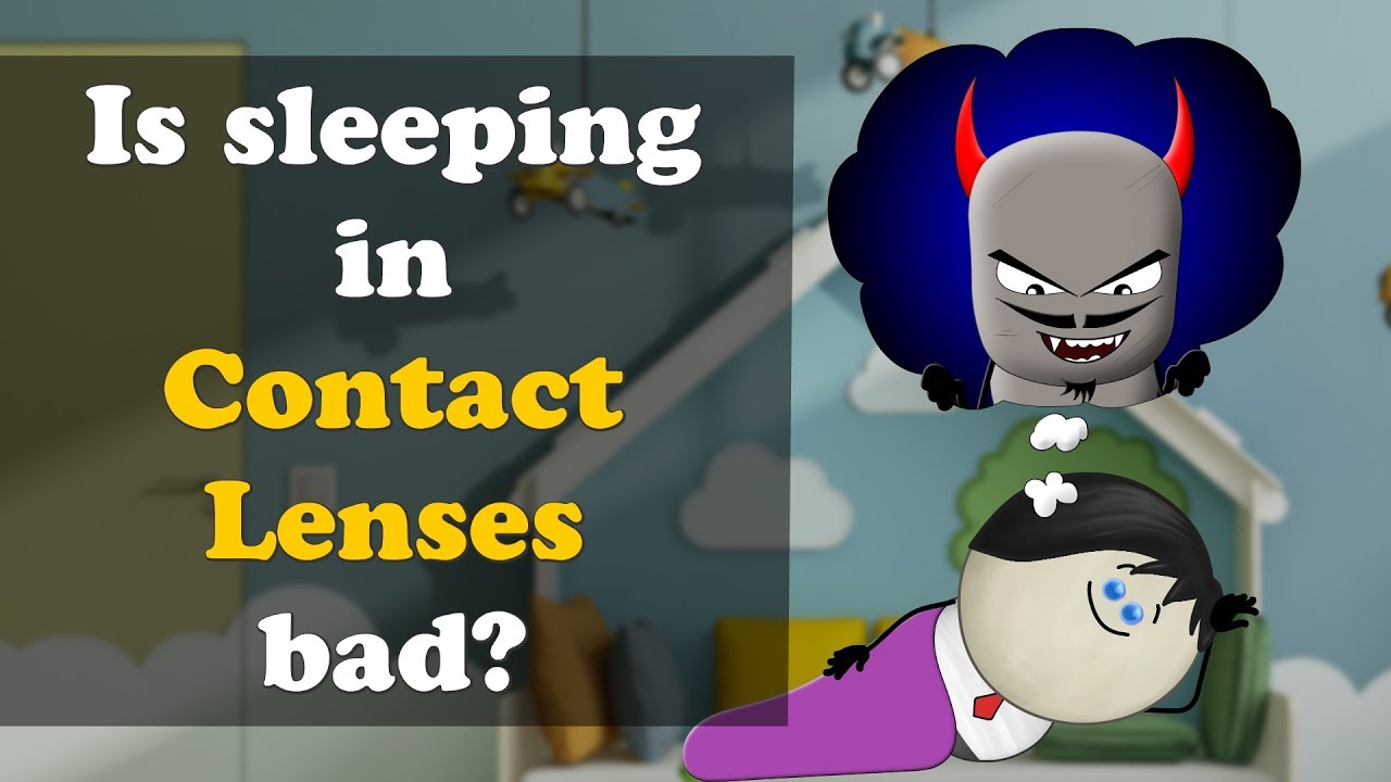 Is Sleeping in Contact Lenses Harmful? 🤔