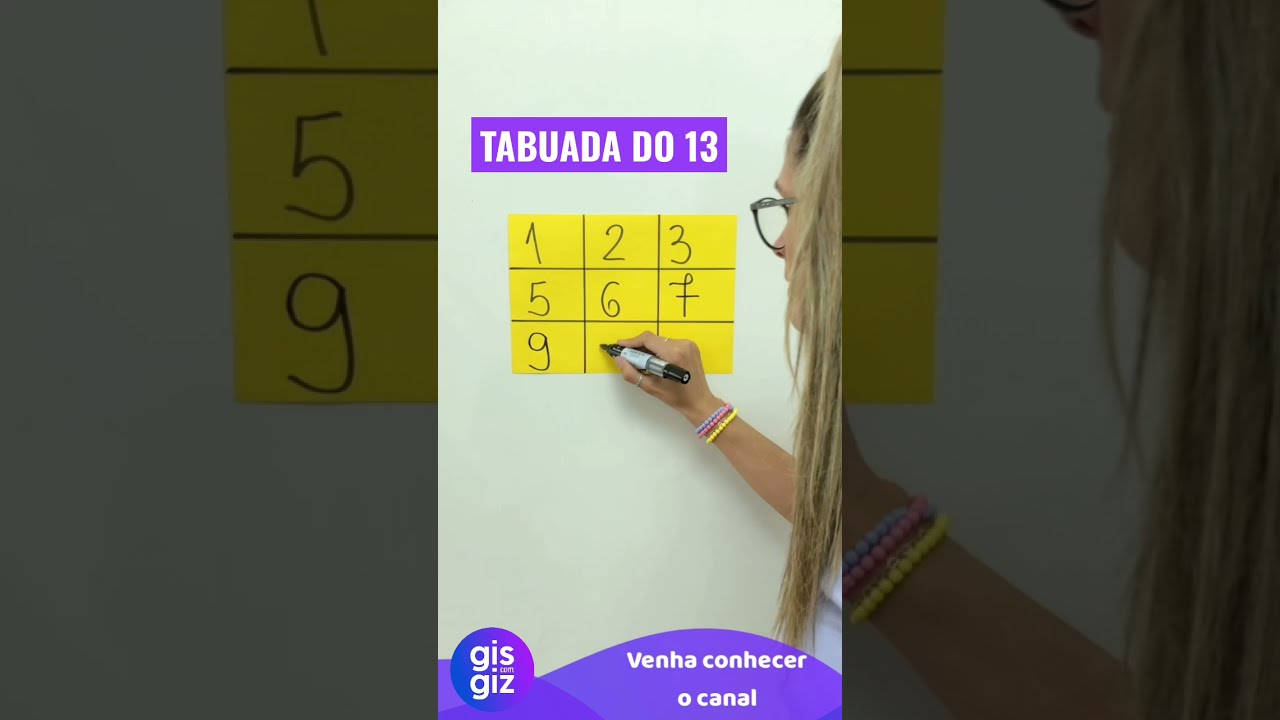 Aprenda a Montar a Tabuada do 13 de Forma Fácil e Rápida! ✖️