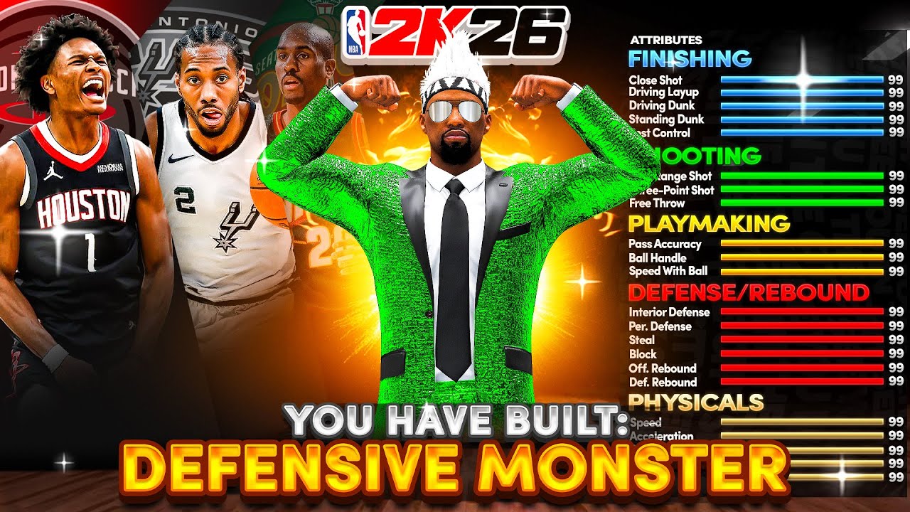 🔥 The Ultimate Lockdown Defensive Build You Can’t Use in NBA 2K26! | Best Defensive & Overall Build