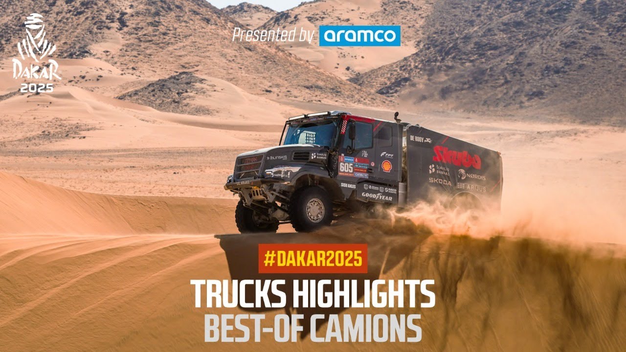 🚚 Truck Highlights at Dakar 2025 Presented by Aramco | Jan 3-17 in Saudi Arabia