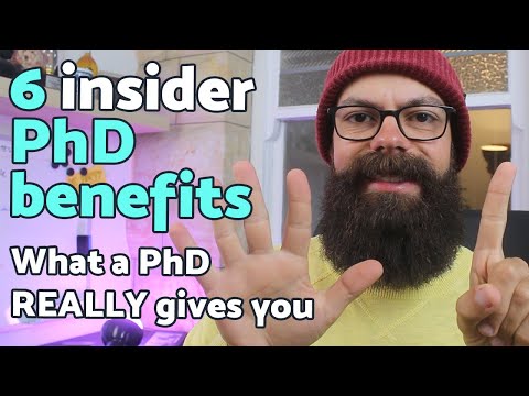 6 PhD benefits | What a PhD *really* gets you!