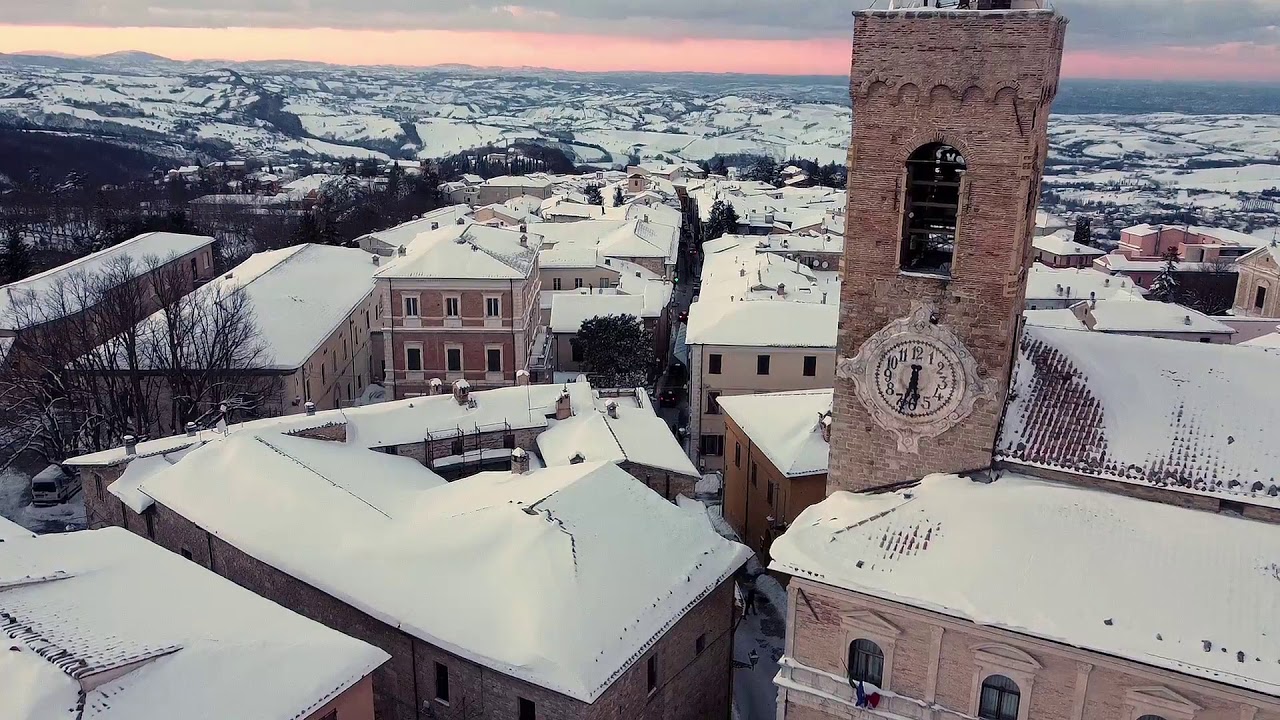 Cingoli sotto la neve ❄️ 14/02/2021