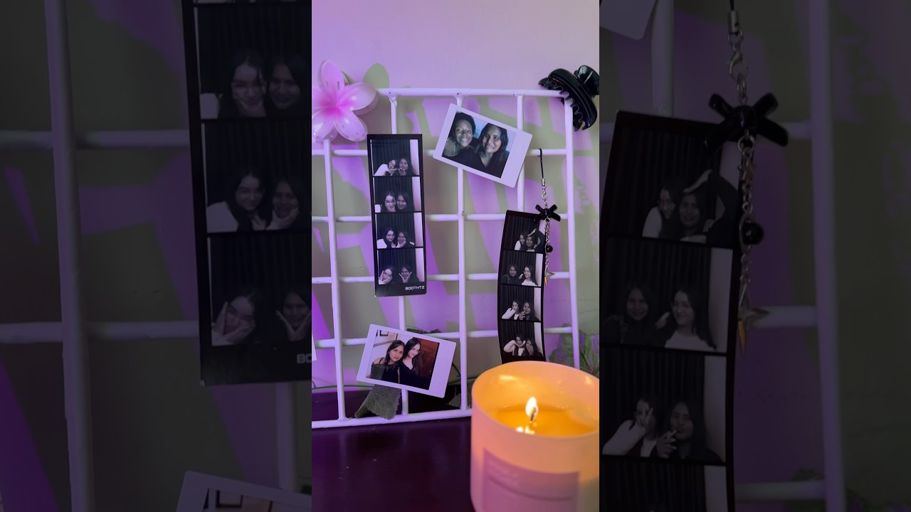 DIY Aesthetic Grid & Paper Craft Room Decor ✂️